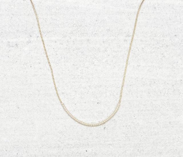 Hope + Vine - Wholesale Pendant/Charm Necklace - Hope Necklace - Gold/White