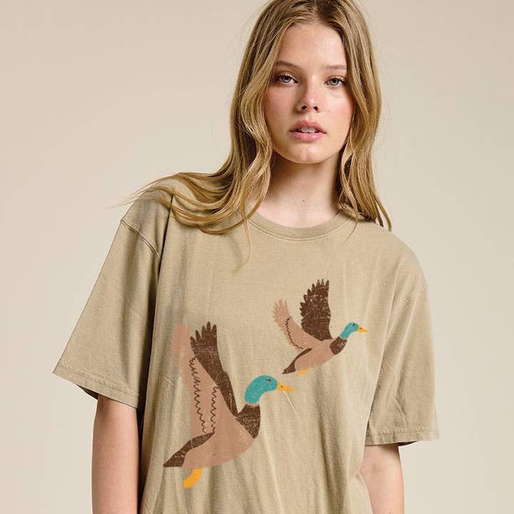 Flying Ducks Vintage Graphic S/S Premium Washed Tee and other Purchase Wholesale natural hundefutter. Free Returns & Net 60 Terms on Faire trending on Faire.