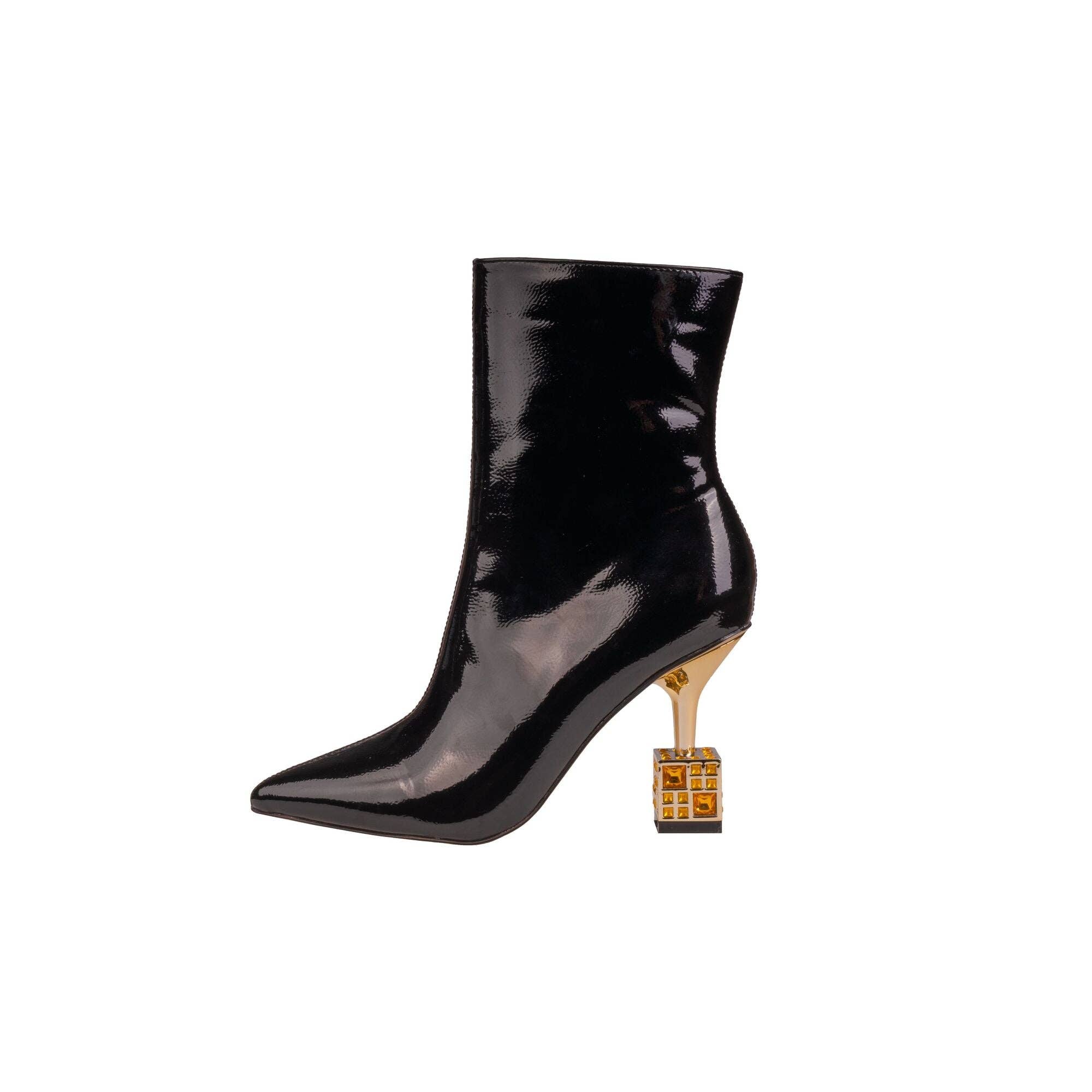 LADY COUTURE - Venta al por mayor Botines - Mujer - Botines Lady Couture CROWN con tacón metálico y piedras5