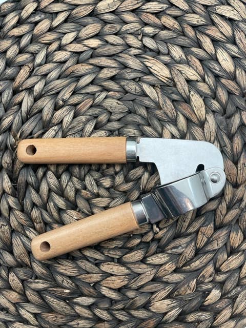 Hazel Grove Customs - Wholesale Kitchen Tool/Gadget - Blank Wood Handle Garlic Press, Garlic Masher, KitchenGadget0