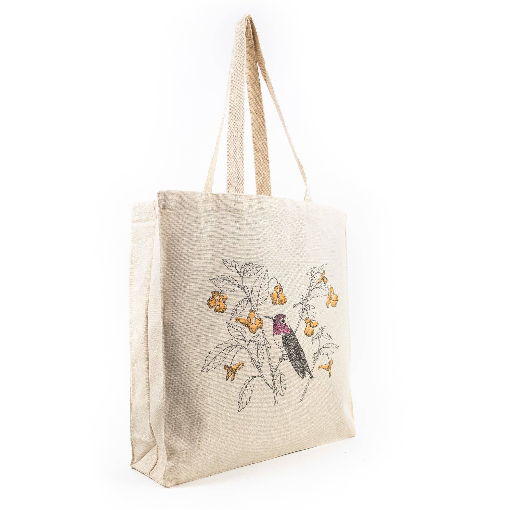 Porchlight Press Letterpress - Wholesale Tote Bag - Women's - Tote Bag: Anna's Hummingbird2