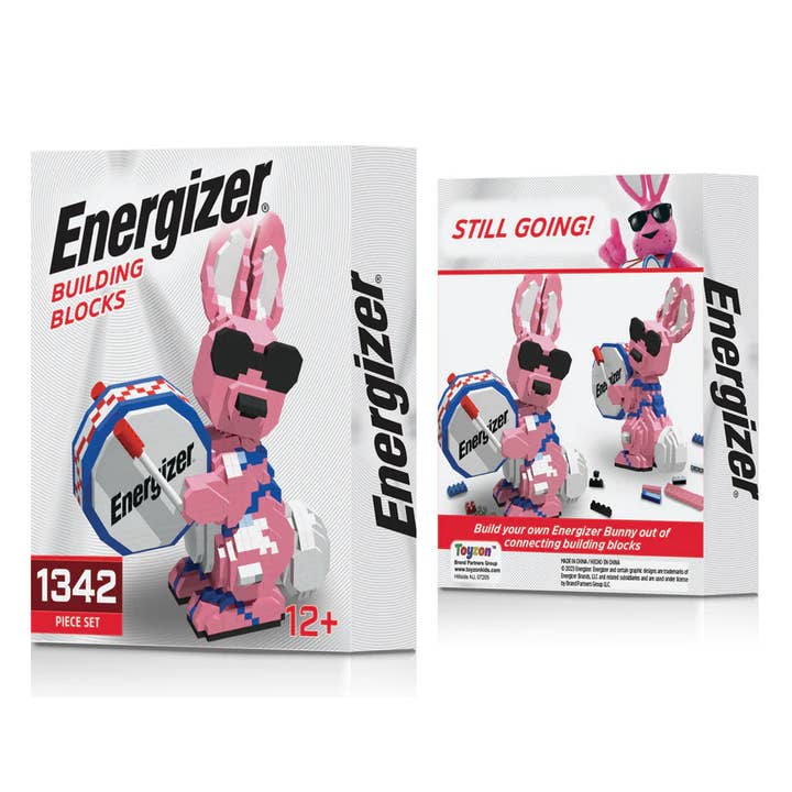 Brand Partners Group - Venta al por mayor Juegos de construcción - Niños - Bloques de Construcción Energizer Bunny - Set de 1342 Piezas