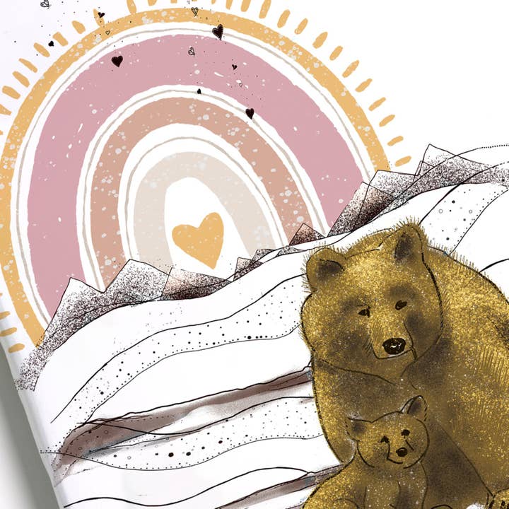 Wildkin - Wholesale Cot/Crib Sheets - Fitted Mini Crib Sheet - Rainbow Bears4