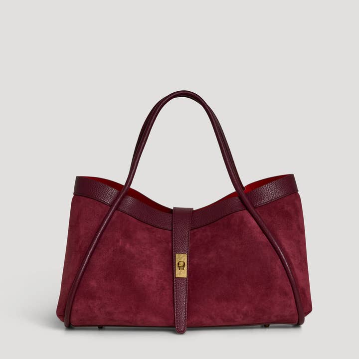 Mayfair Bag in Burgundy Suede and Togo Leather and other Purchase Wholesale wayfair. Free Returns & Net 60 Terms on Faire trending on Faire.