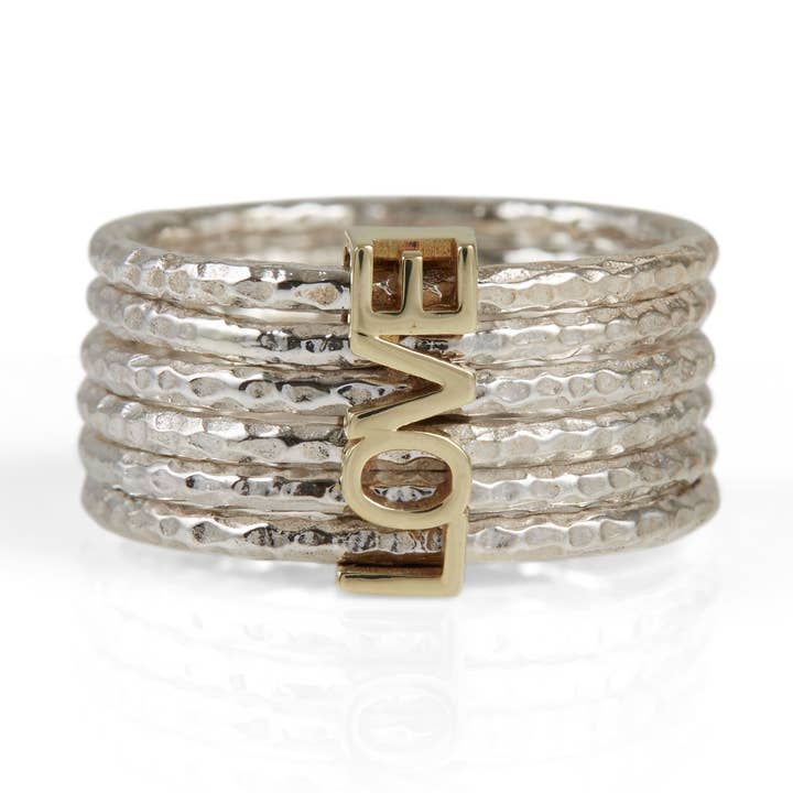 Anel Empilhável Amor em Movimento por atacado de Charlotte's Web Jewellery