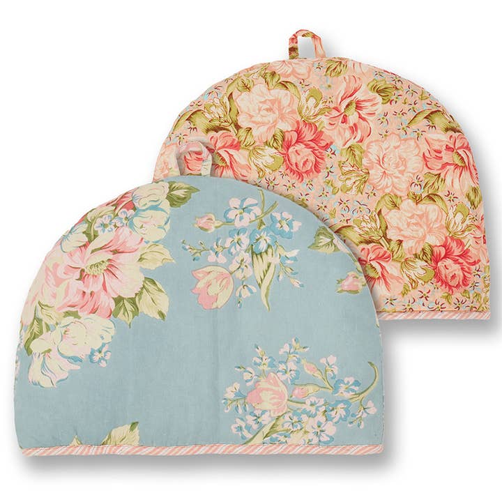 Blanche Patchwork Tea Cozy - Mist for wholesale by April Cornell