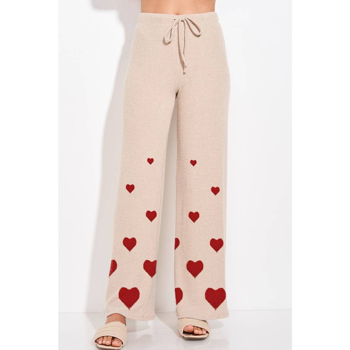 Phil Love - Wholesale Graphic Sweatshirt - Women's - Heart print soft rib Hoodie loungewear set28