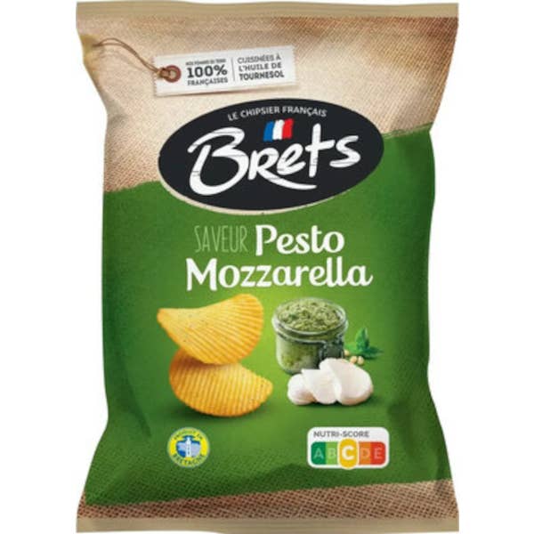 French Feast - Wholesale Chips - Brets Potato chips Pesto Mozarella