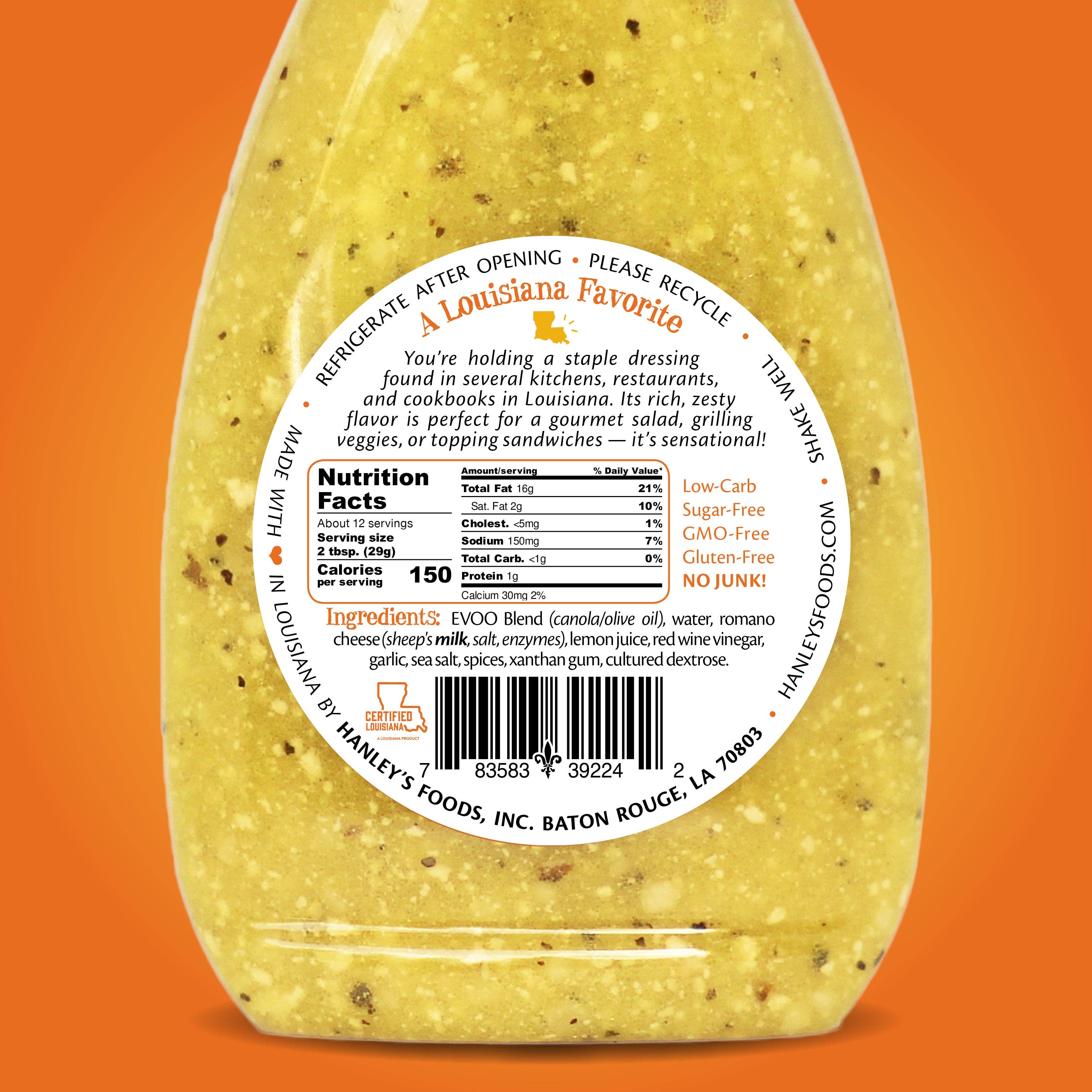 Hanley's - Wholesale Salad Dressing - Sensation® dressing2