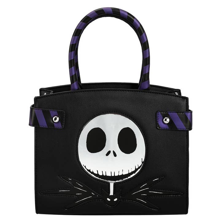 Nightmare Before Christmas Jack Skellington Movie Character Black Purse for wholesale by Bioworld Merchandising