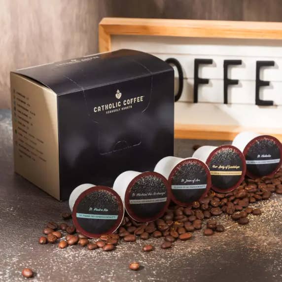 Catholic Coffee - Wholesale Ground Coffee - CF SleepJoe Decaf 12 K-Cup Box1