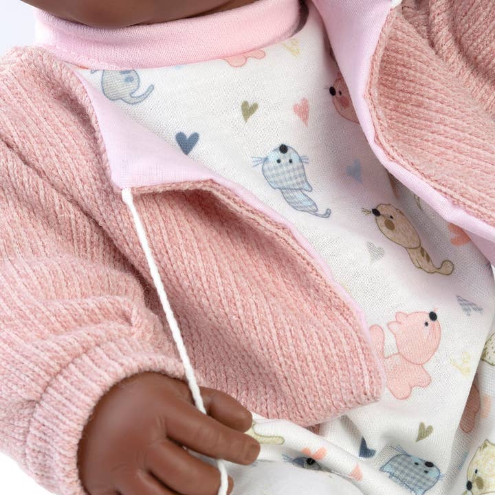 La Tienda de Muñecas - Wholesale Doll - Kids - Newborn Doll Martina Mulatto 42 cm with Diaper Bag2