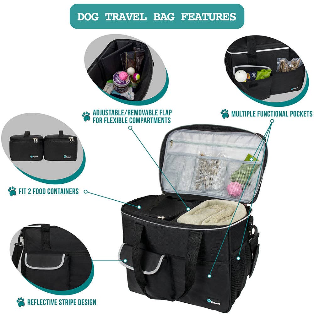 PetAmi - Vendita all'ingrosso Trasportino - Cani e gatti - Borsa Organizer Deluxe da Viaggio per Animali14