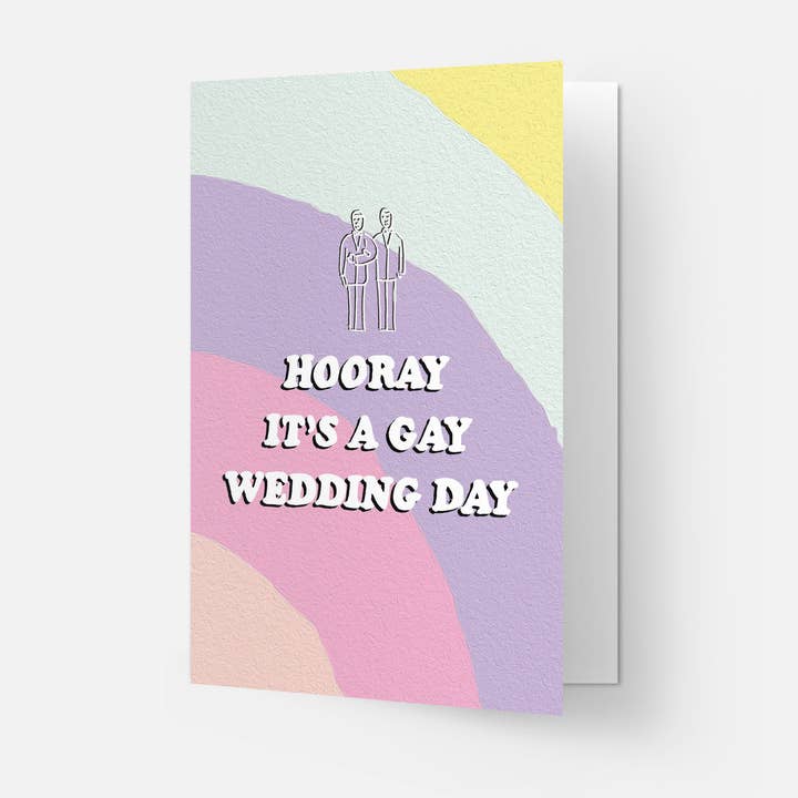 Kaart Blanche – wholesale Wedding card – Gay wedding greeting card1