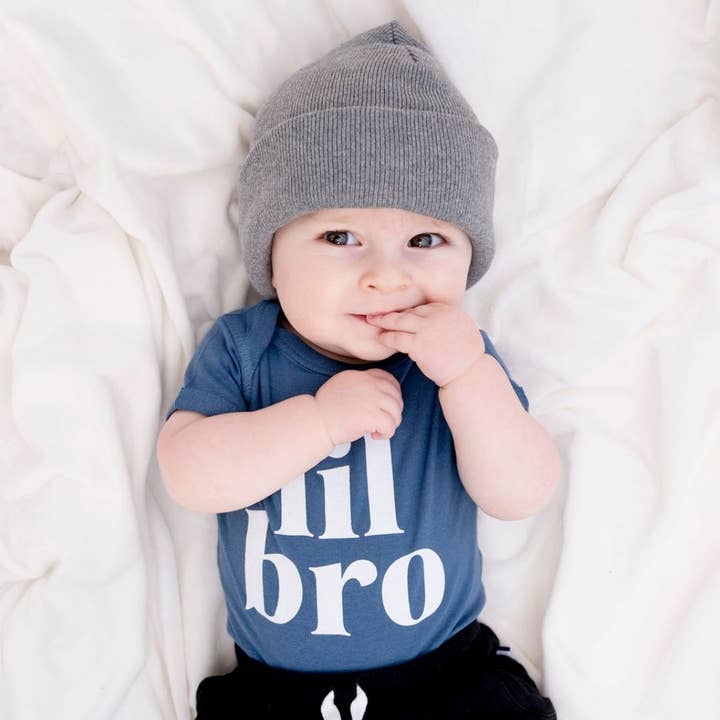 Sweet Wink - Wholesale Bodysuit (Non-Footed) - Baby - Lil Bro Short Sleeve Bodysuit - Pregnancy Announcement