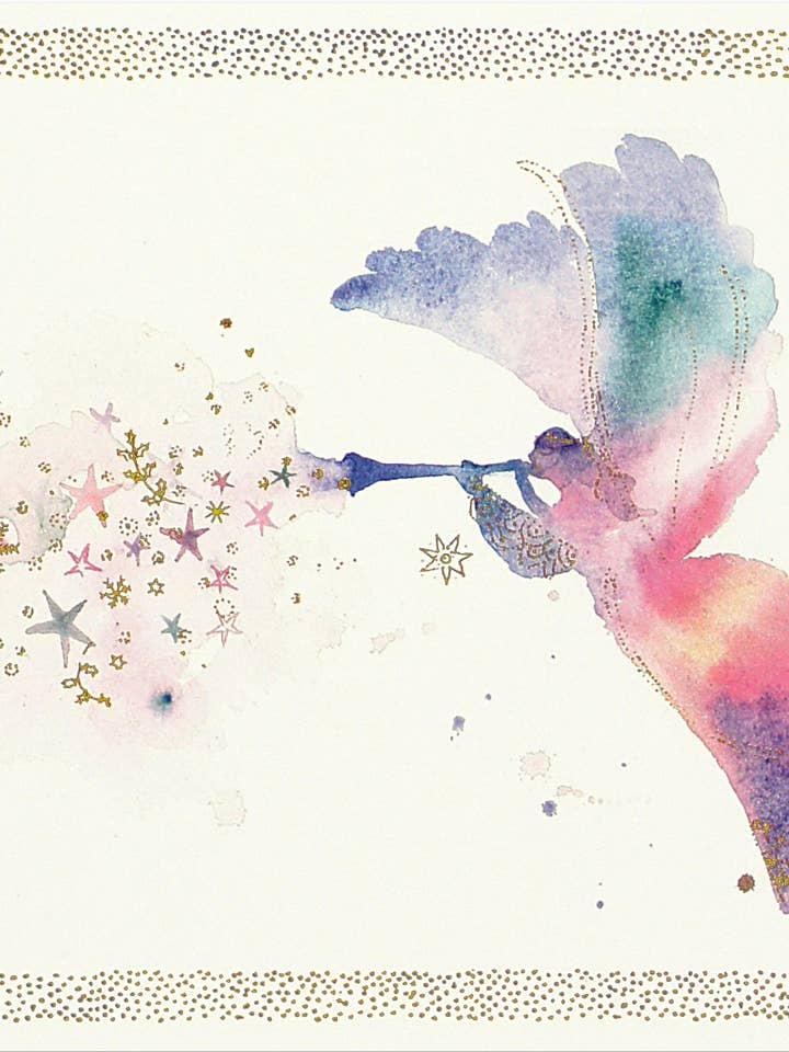 Watercolor Angel Deluxe Boxed Holiday Cards for wholesale by Peter Pauper Press