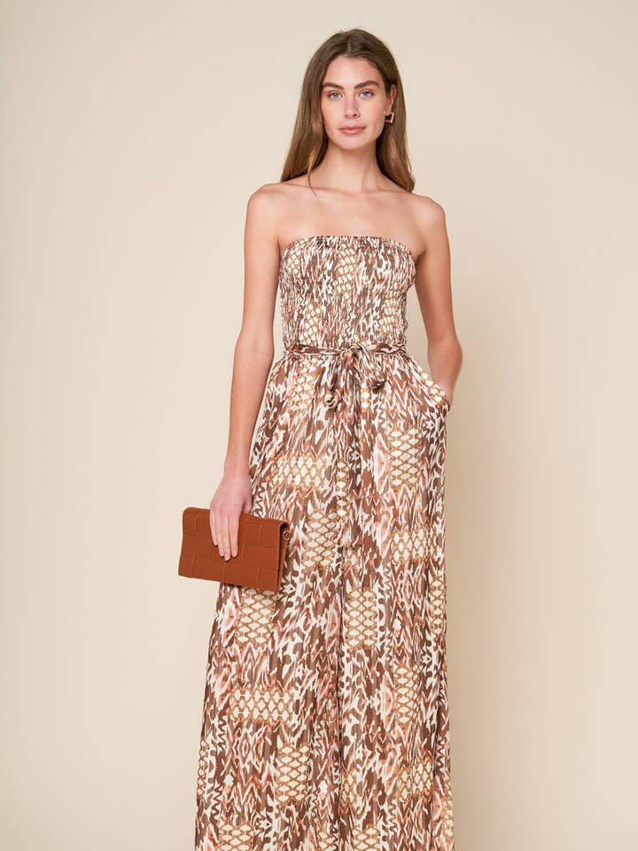 Ein bedruckter gewebter Overall - IP8732 für den Großhandel von FLYING TOMATO