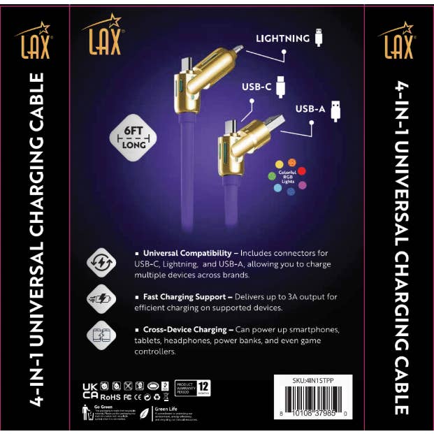 LAX Gadgets - Wholesale Charging Cable - Universal Charging Cables For iphone, Android Devices39