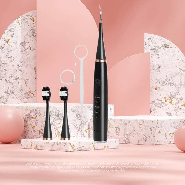 Modpopdeco - Wholesale Teeth whitener - USB Rechargeable Electric Tooth Cleaning Kit 500mAh Lithium Battery Portable for Travel Home Use Fathers Mothers Day Gift Idea3