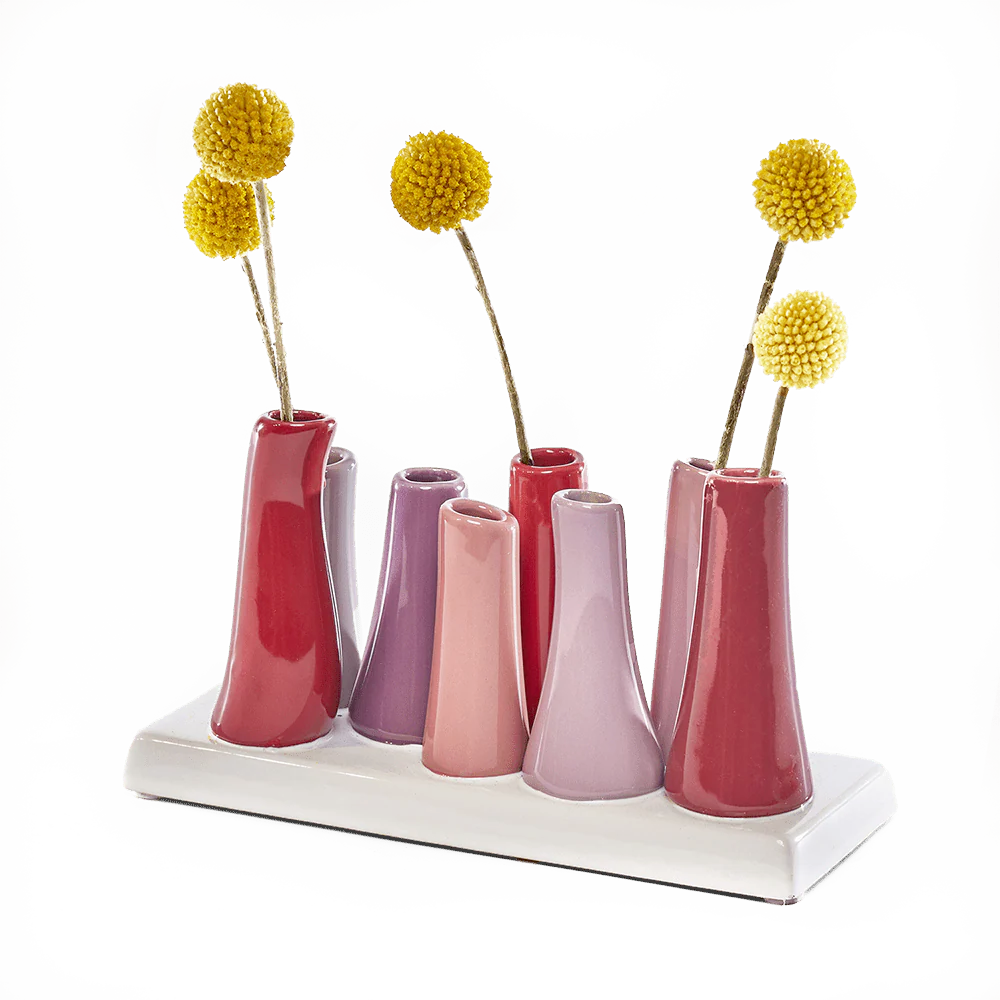 Chive - Wholesale Vase - Pooley Colorful Bud Vase For Flower Arranging Rectangular26