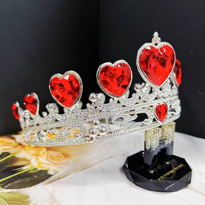 Happy Dream Gifts – wholesale Partyhatt/-krona – Hjärter Dams Krona, Kärlekskrona, Bröllopskrona, Festkrona