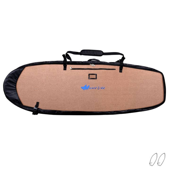 Hurricane Chaser Surfboard Travel Bag + Wheels | 2 Boards for wholesale by Wave Tribe