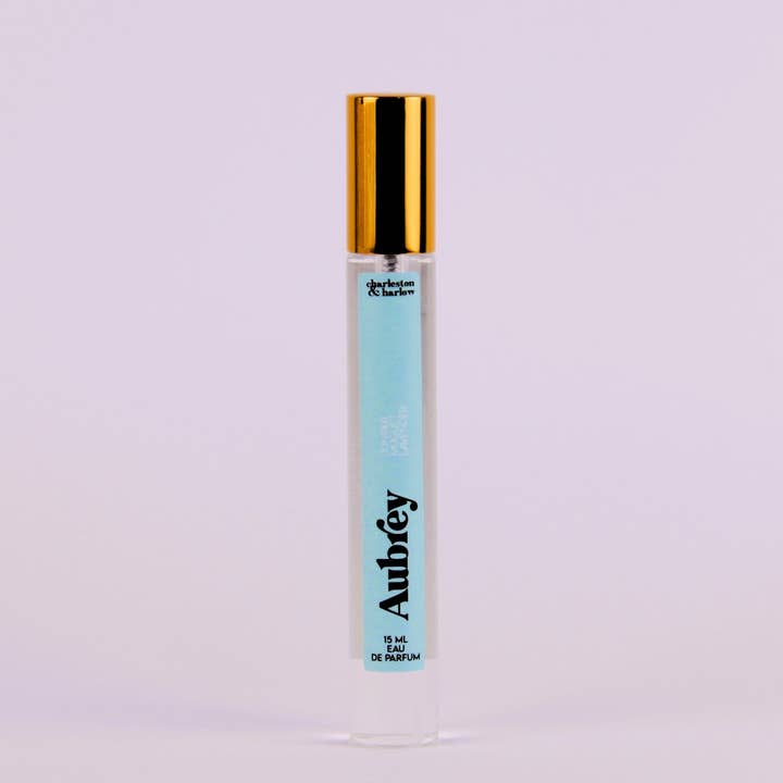Profumo Aubrey Fragranza Unisex 15mL Formato da Viaggio per la vendita all'ingrosso da parte di Charleston & Harlow Candle Co.