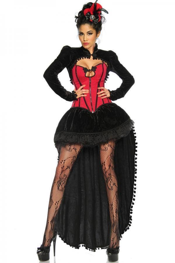 black red Burlesque costume for wholesale on Faire1