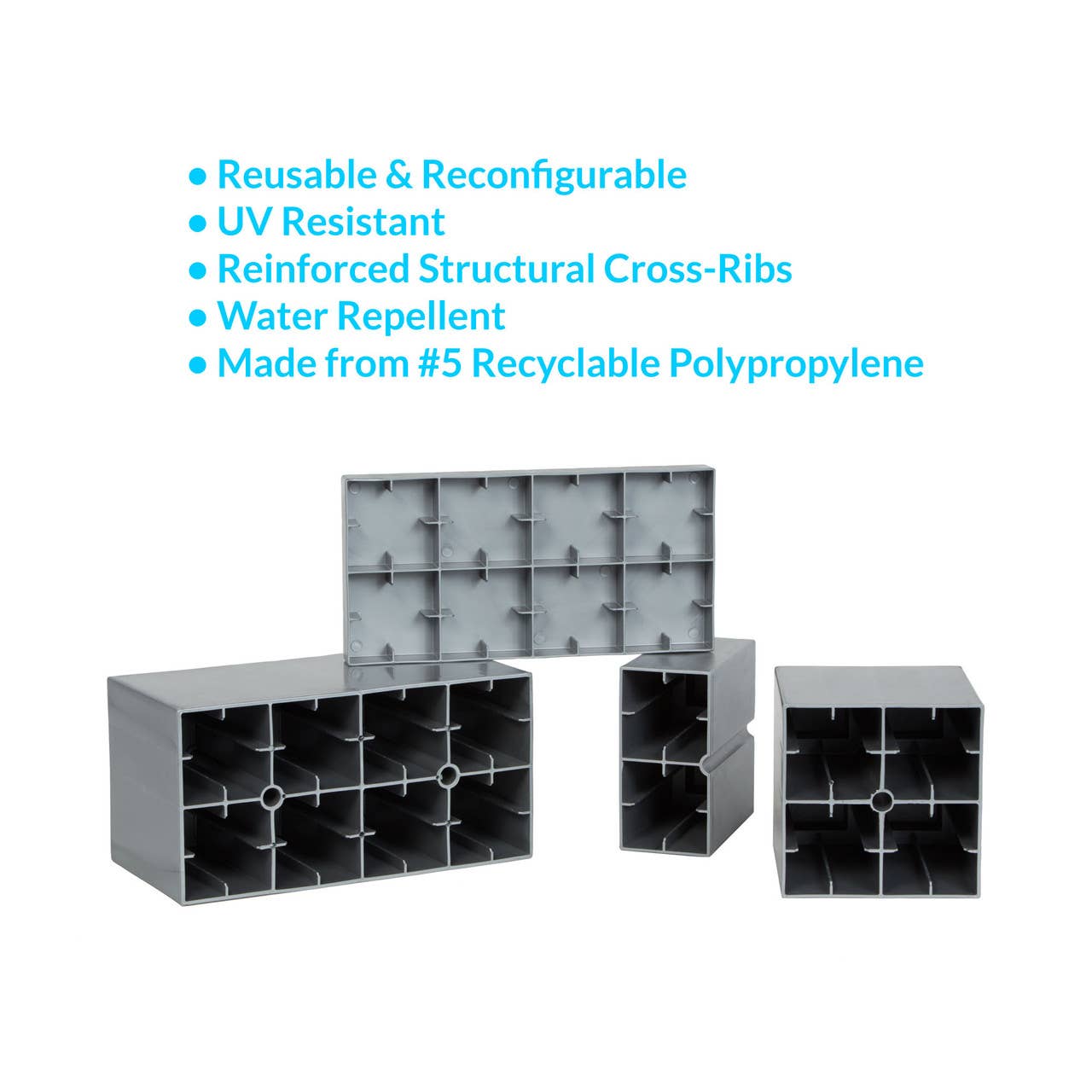 Versare - Wholesale Building Set - Kids - Everblock Combo Pack - Medium Starter Kit1