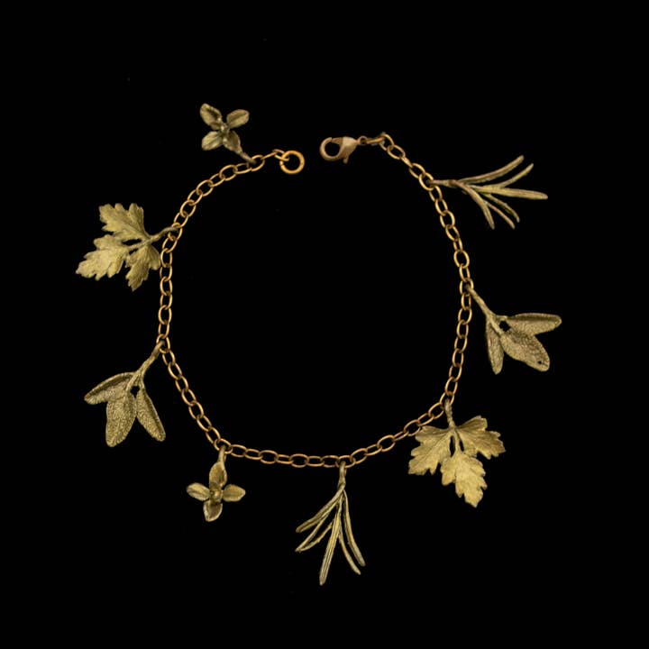 Michael Michaud - Wholesale Charm/Dangle Bracelet - Petite Herb Charm Bracelet