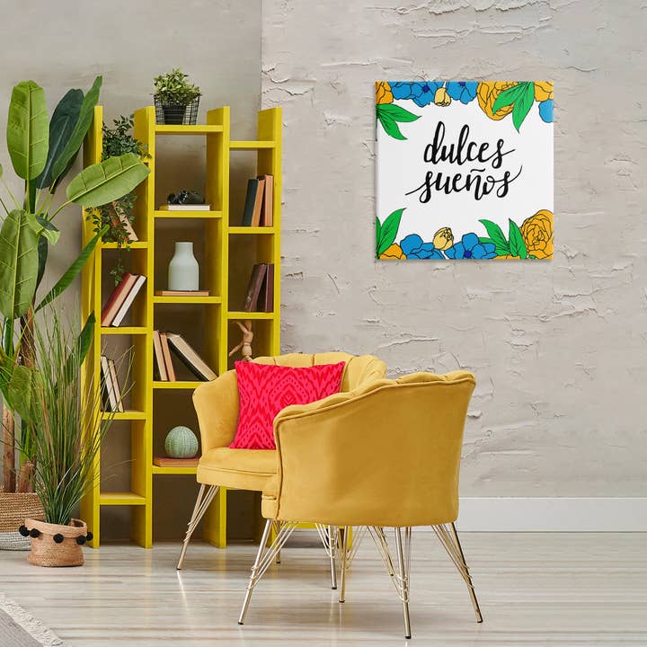 Stupell Industries - Vendita all'ingrosso Decorazione da parete - Bambini e neonati - Decorazione da parete su tela Dulces Sueños Flores Tropicales8
