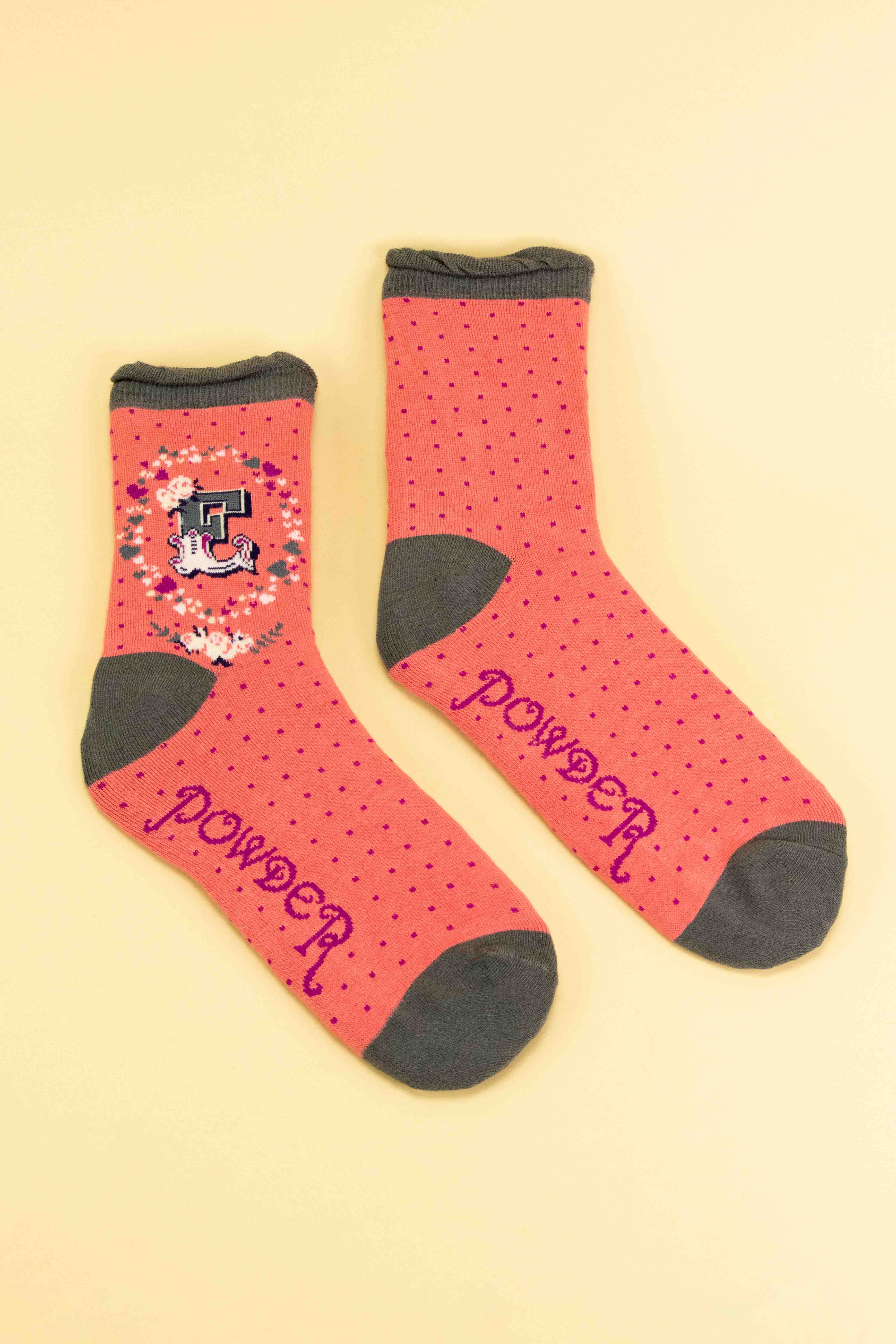 Powder Design - Europe - Wholesale Socks - Women's - Letter Ankle Socks36