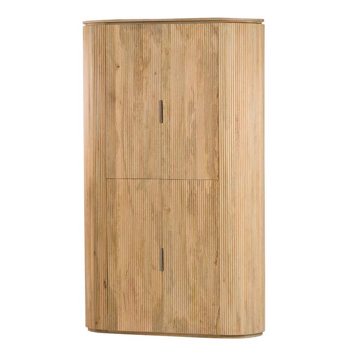 Schrank Myra aus Mangoholz, braun, 120 x 45 x 200 cm für den Großhandel von Ethan Chloe - GARPE GROUP - GARCIA PÉREZ Y CÍA S.L.