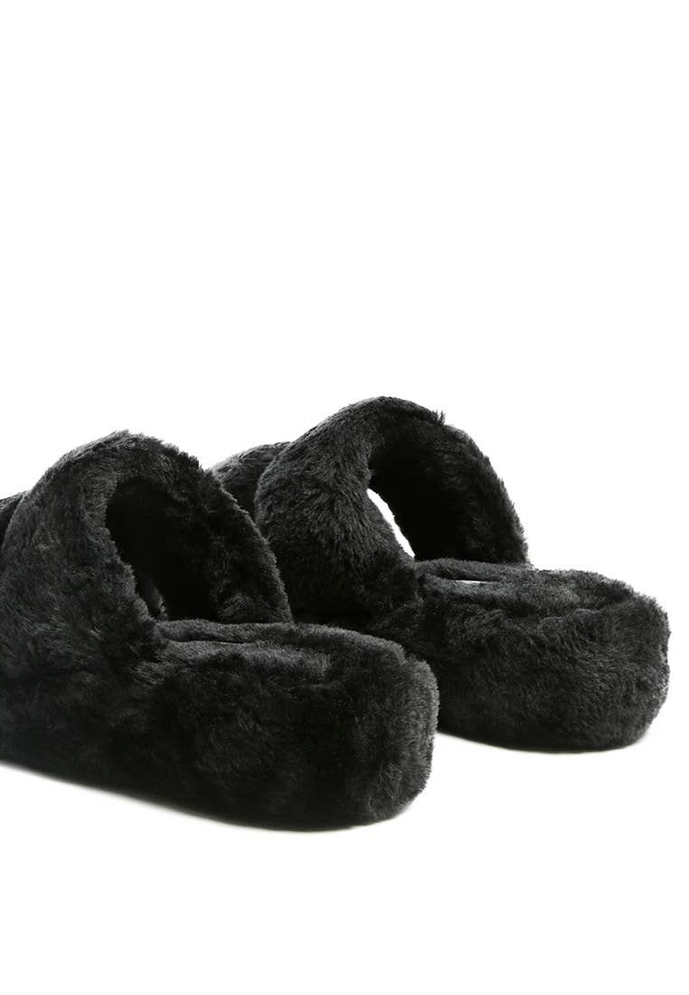Rag Company – wholesale Slippers – Women's – SMOOTHIE FUR SLIP-ON FLATS7