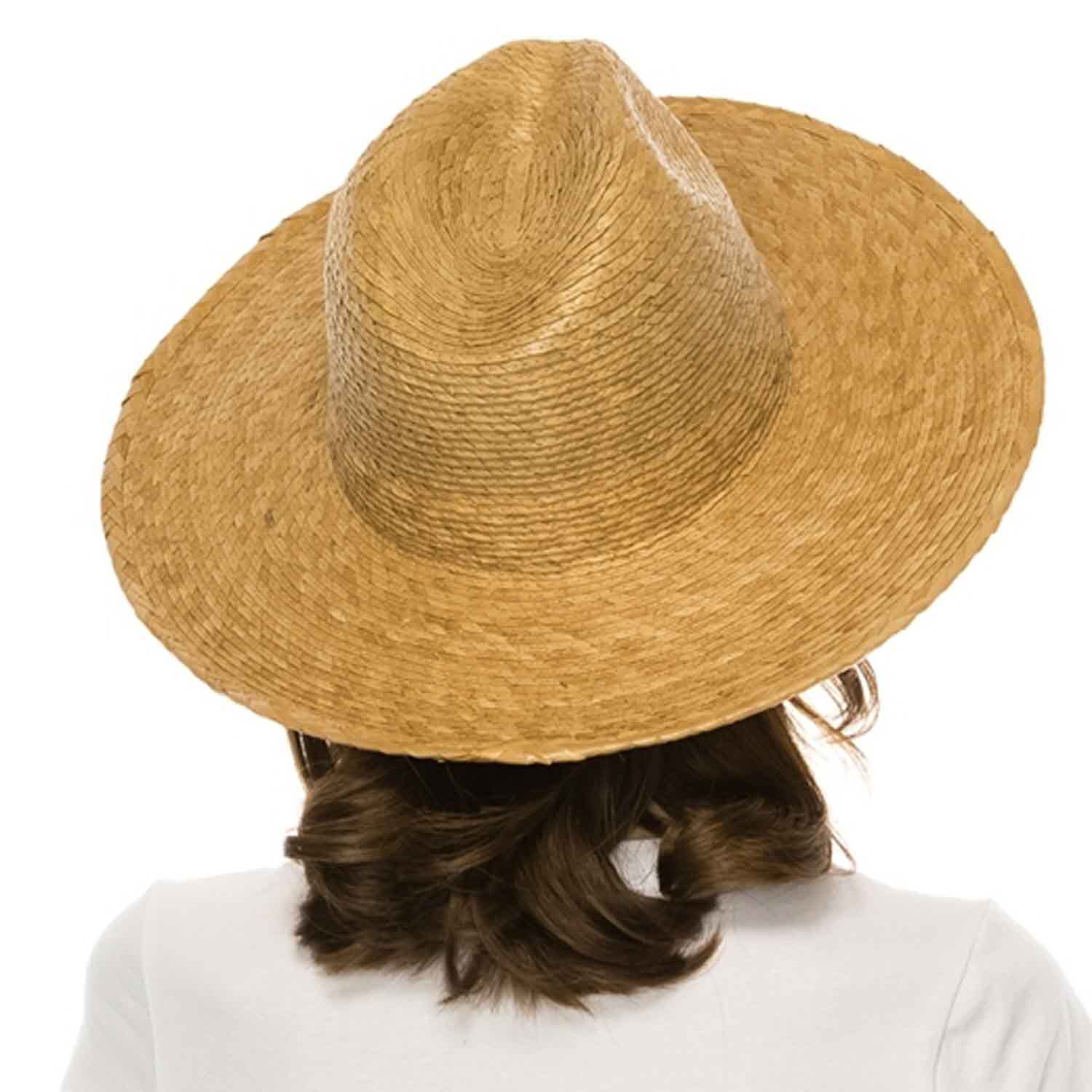 Bella Betty - Wholesale Straw Hat - Women's - Summer fedora in natural palm leaf straw (Copy)17
