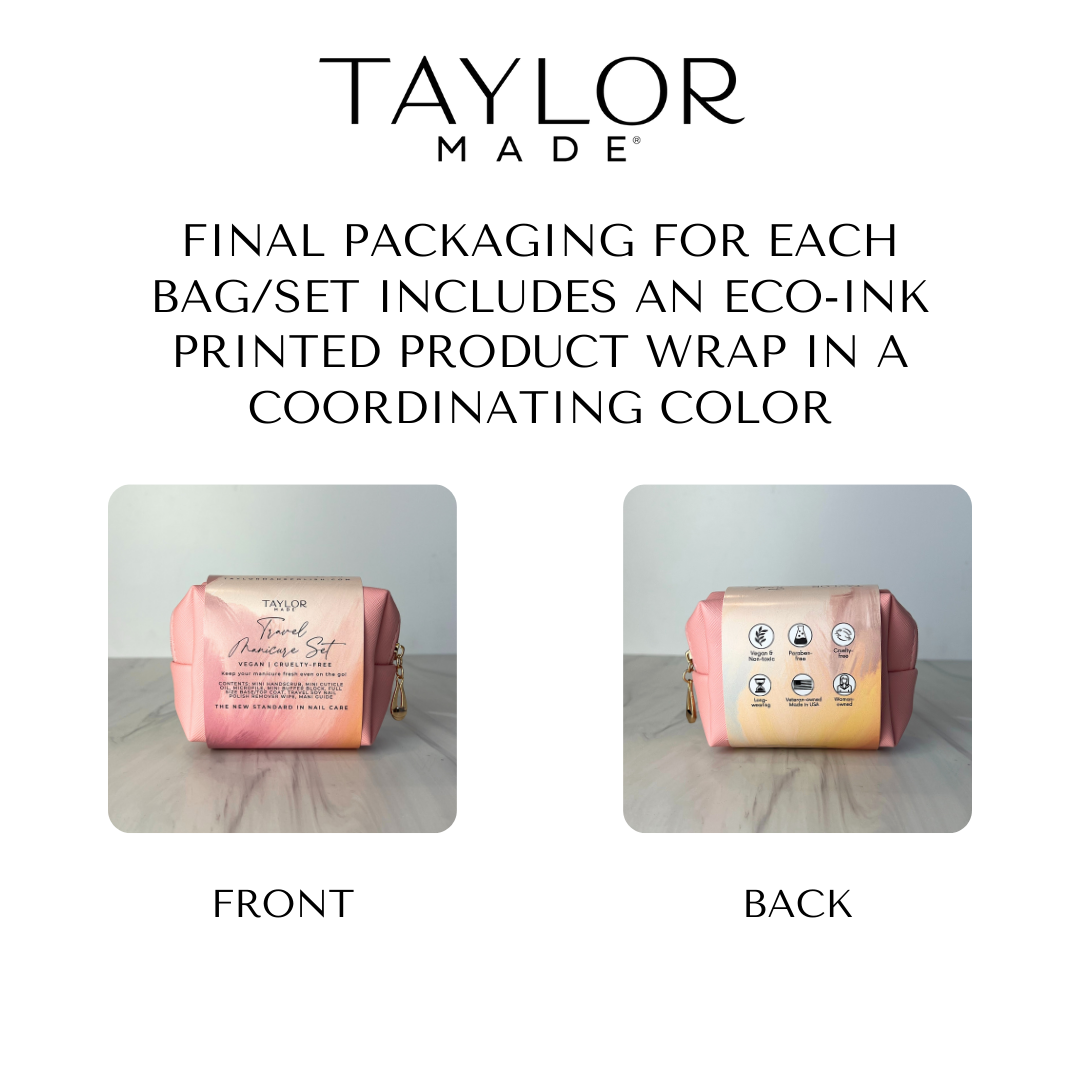 Taylor Made Polish - Vendita all'ingrosso Set per manicure - SET MANICURE DA VIAGGIO MINI - BLUSH5