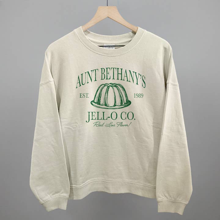 Ivy + Cloth - Wholesale Graphic Sweatshirt - Women's - Aunt Bethany's Jell-O Co6