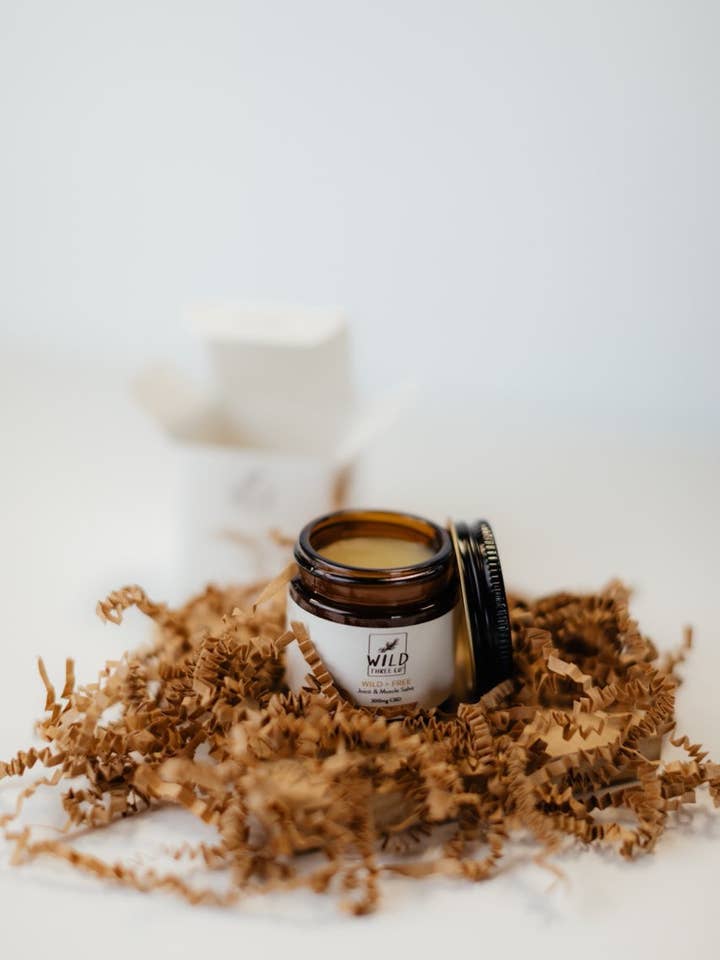 Organic WILD + FREE CBD Salve with Hemp Cannabinoids for wholesale by Wild Three Co.® CBD