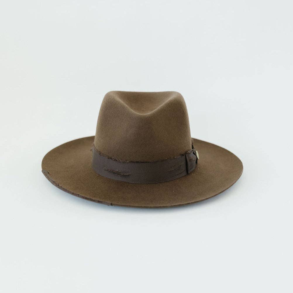 Gigi Pip - Wholesale Fedora - Men's - Delmar Distressed Felt Fedora3