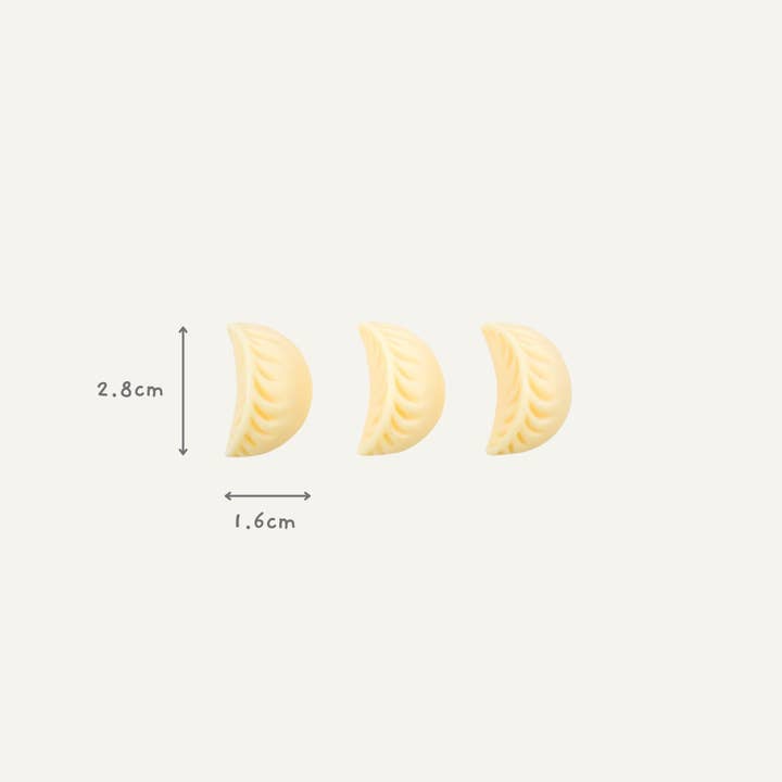 Mini Story Co - Wholesale Lapel Pin/Button - Dumpling Pin | Cute Wonton Brooch | Miniature Asian Food Accessory | Chinese Street Food Brooch | Lunar New Year's Gift