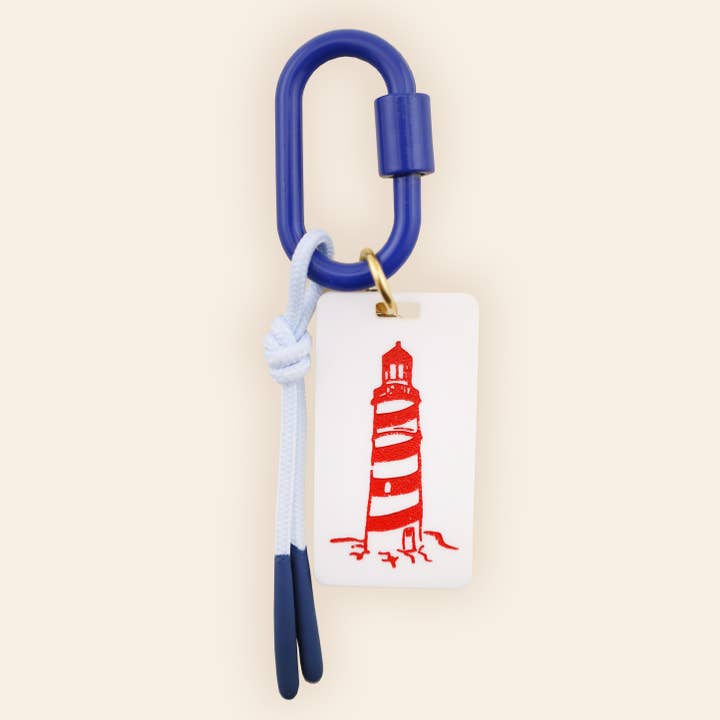 Lighthouse Bag Charm for wholesale by Freshwater Curated Goods