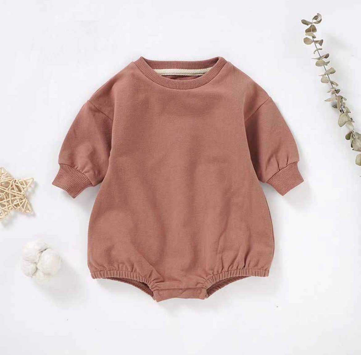 Boho + Babe - Wholesale Bodysuit (Non-Footed) - Baby - Sweater Bubble Sweater Romper 3