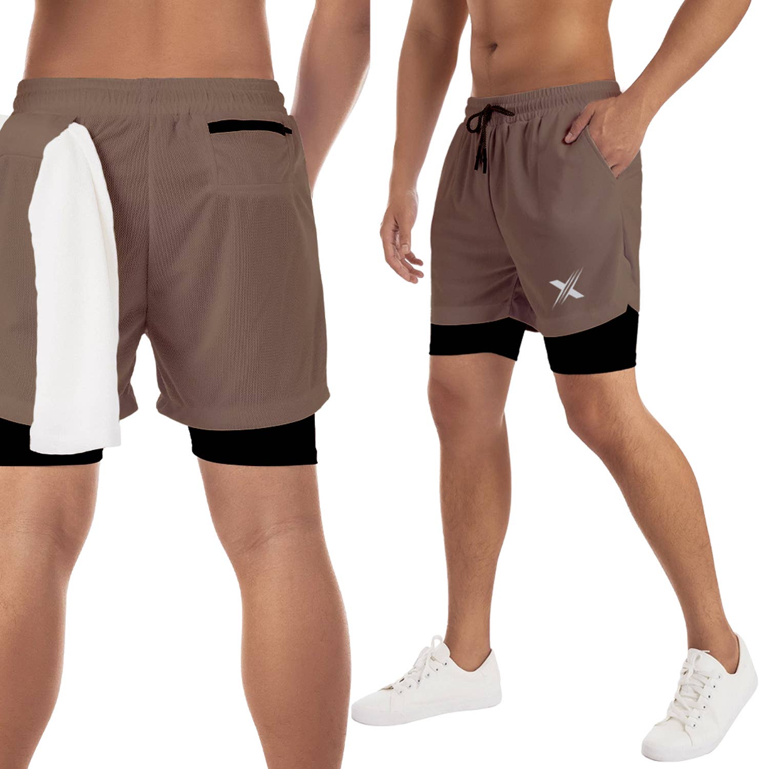 The American Gift Company (TAGCO) - Wholesale Korte sportbroek - Heren - Essentiële lichte sport-, fitness- en hardloopshorts voor heren6