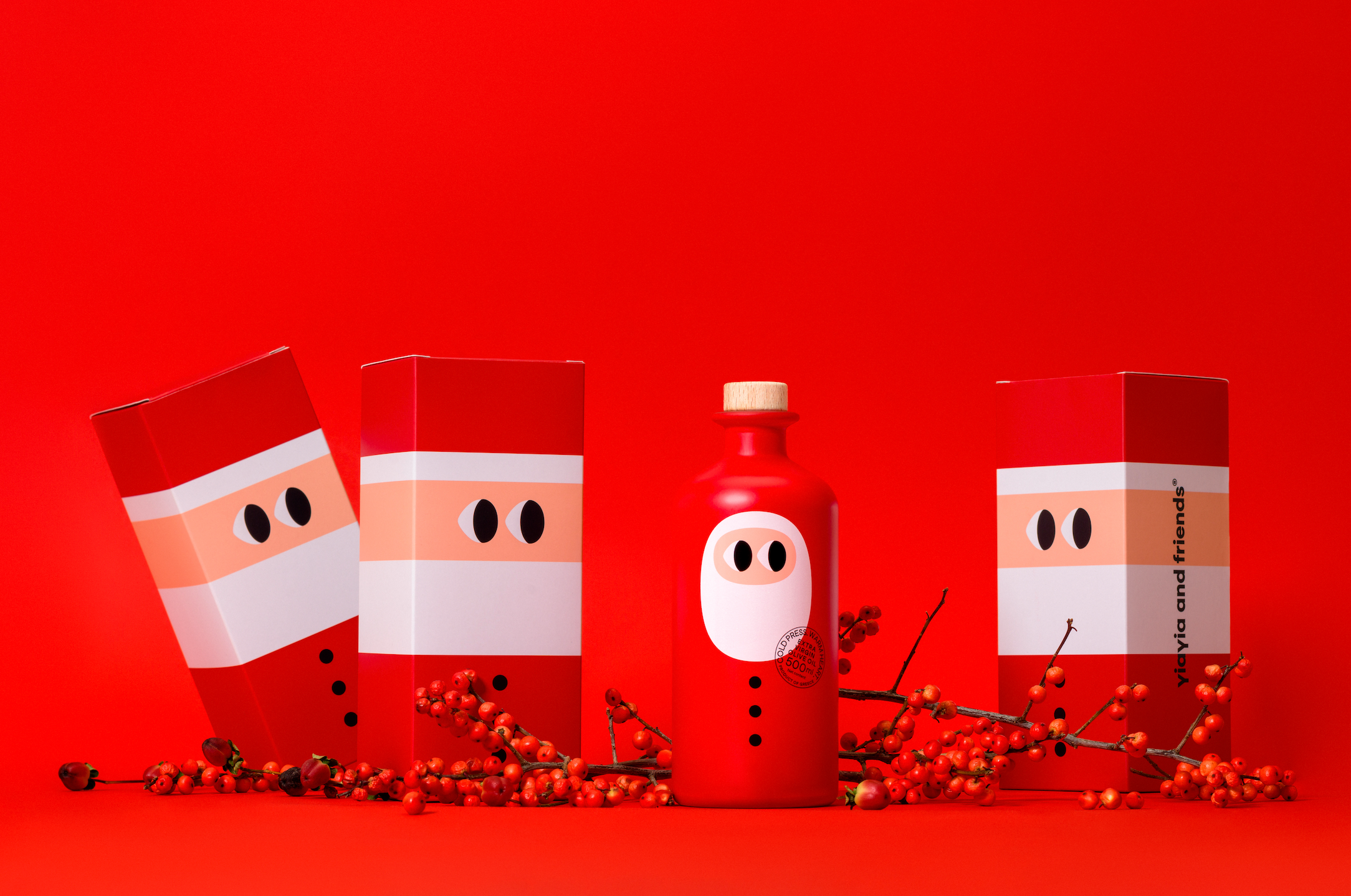 yiayia and friends - Venta al por mayor Aceite de oliva - Aceite de oliva virgen extra - Edición de Navidad 500 ml4