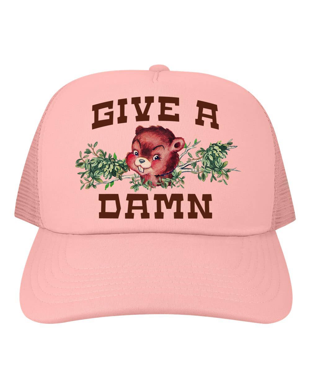 The Coin Laundry – Großhandel Trucker-Cap – Unisex – Scheiß drauf - Lustiger Biber Trucker Hut0