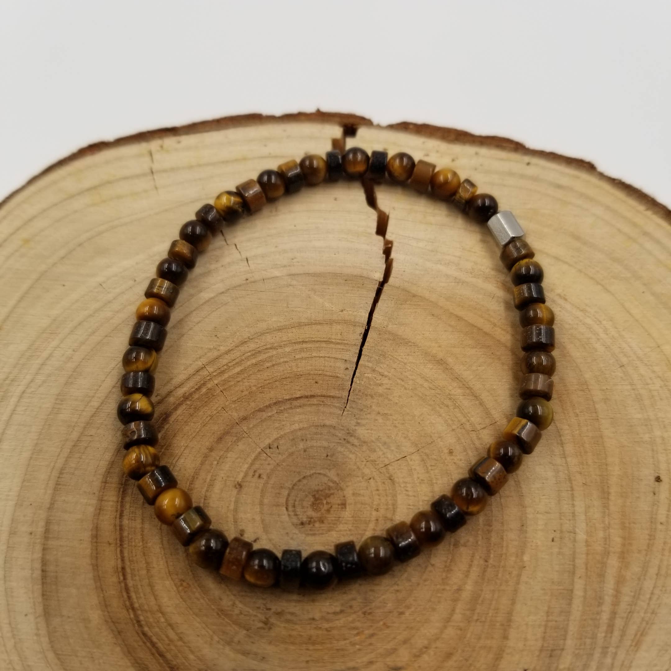 CHAKRA JEWELRY - Wholesale Beaded Bracelet - Natural Crystal Stone Stacked Yoga Chakra Bracelet3