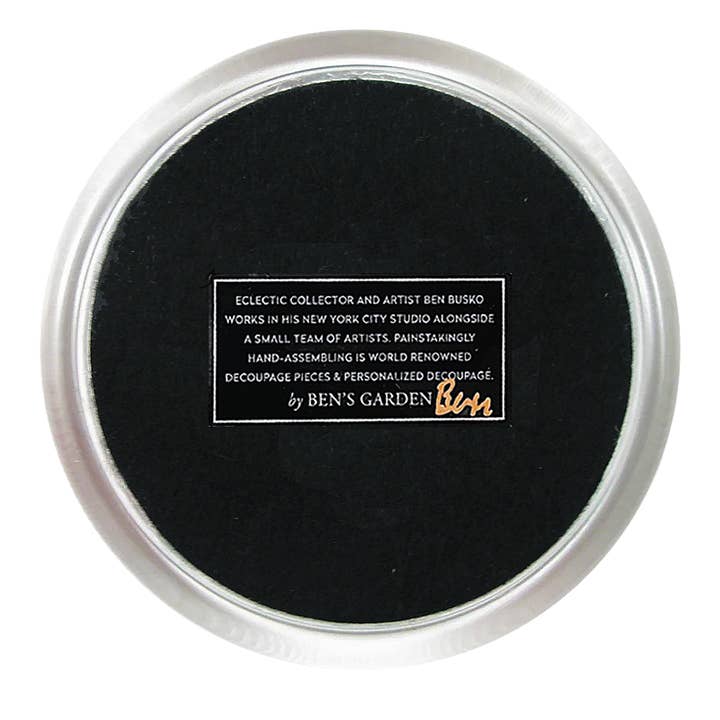 Ben's Garden - Wholesale Coasters - Vintage Veuve Clicquot Brut 4" Round Glass Coaster2