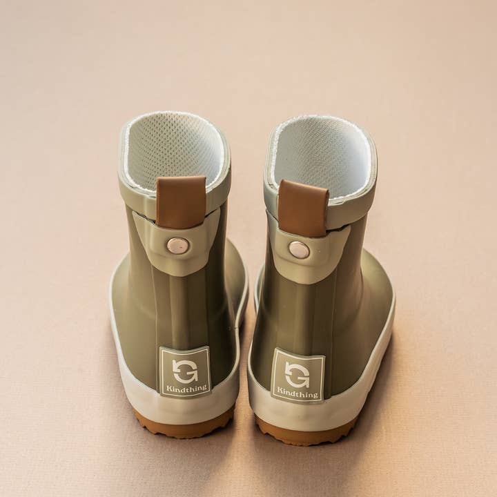 Olive Puddlers Rain Boots for wholesale on Faire3
