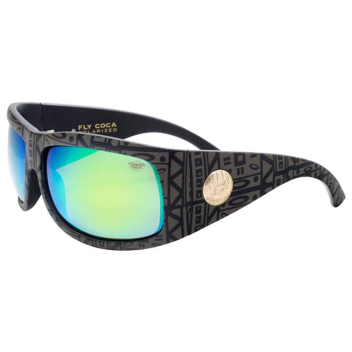 Black Flys Eyewear - Wholesale Sunglasses - Unisex - Fly Coca / Buttons Signature Polarized