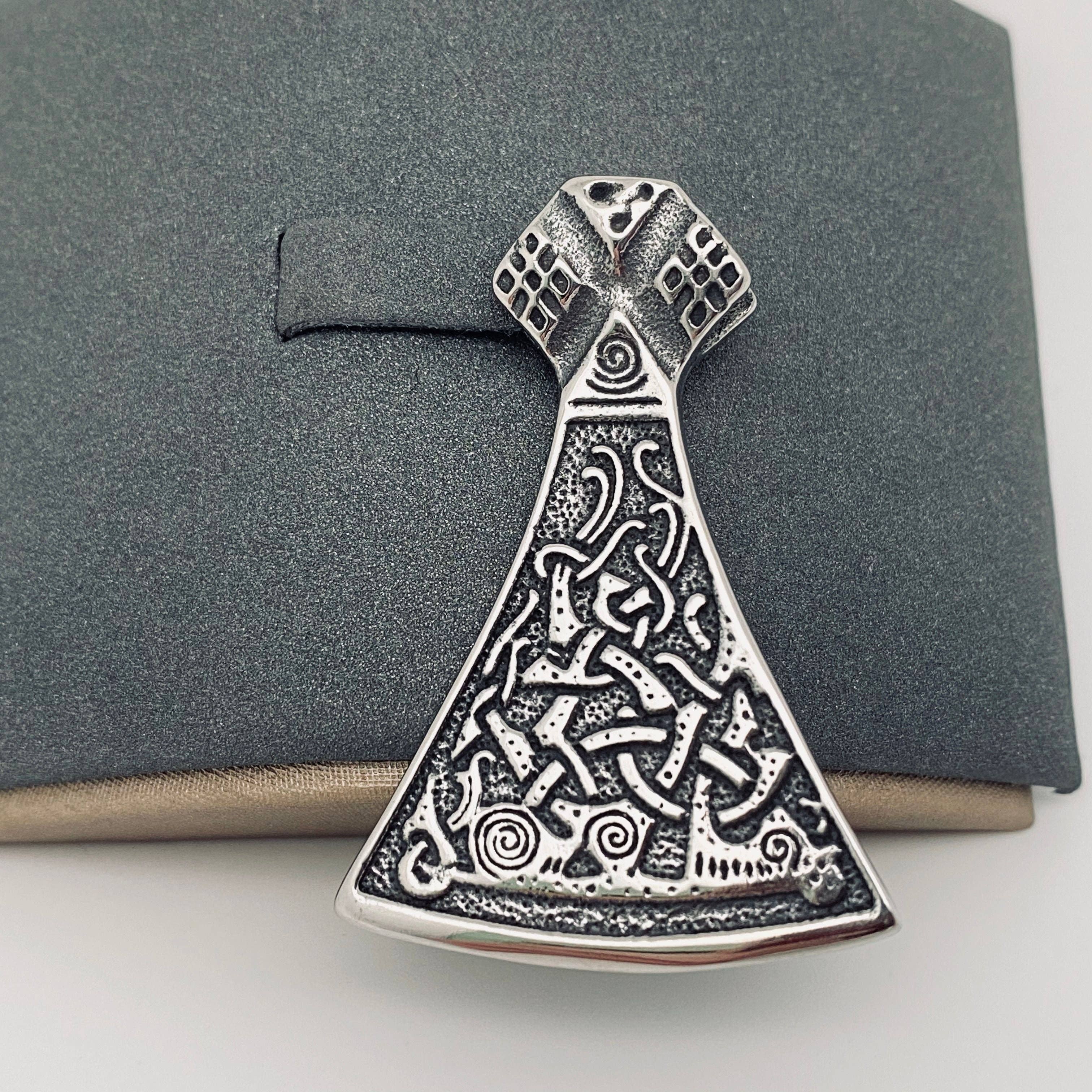 Mio Queena – Großhandel Bastelzubehör – Viking-Anhänger mit keltischem Knoten aus Edelstahl – MJ/MNP1